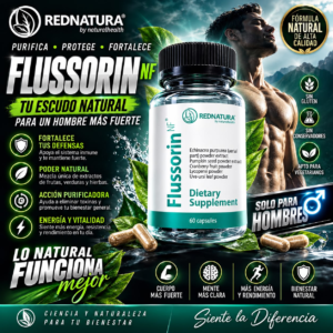 Flussorin NF - Fórmula Natural para Hombres