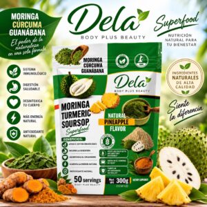 Superfood de Moringa, Cúrcuma y Guanábana